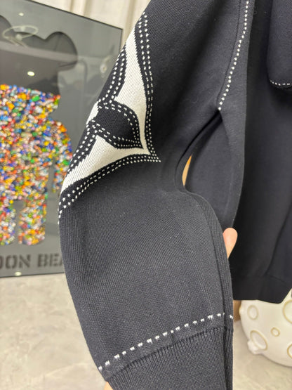 250813 New high-quality wool zipper hooded jacket