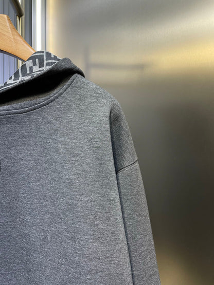 250813 New high-quality double-layer luxury soft air cotton hooded sweatshirt