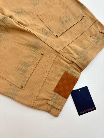 250819 New high-quality jacquard checkered trousers