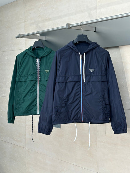 250819 New high-quality recycled nylon hooded sunproof jacket