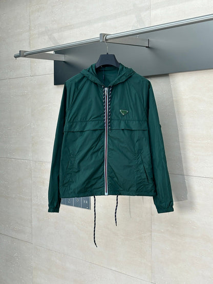 250819 New high-quality recycled nylon hooded sunproof jacket