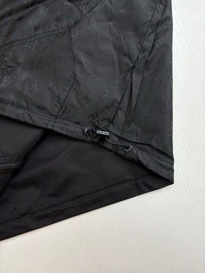 250819 New high-quality double-sided monogram jacquard windproof coat