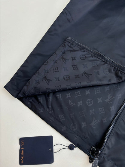 250819 New high-quality double-sided monogram jacquard windproof coat