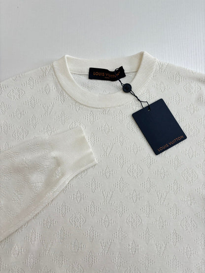 250819 New high-quality sweater with hollowed-out stitching