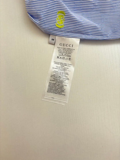250819 New high-quality jacquard striped short-sleeved shirt