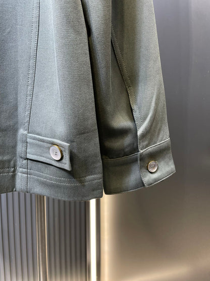 250819 New high-quality lightweight linen work jacket
