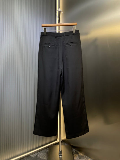 250819 New high-quality woven ribbon embroidered suit pants