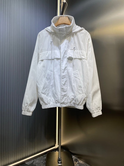 250819 New high-quality water-repellent and windproof zipper jacket