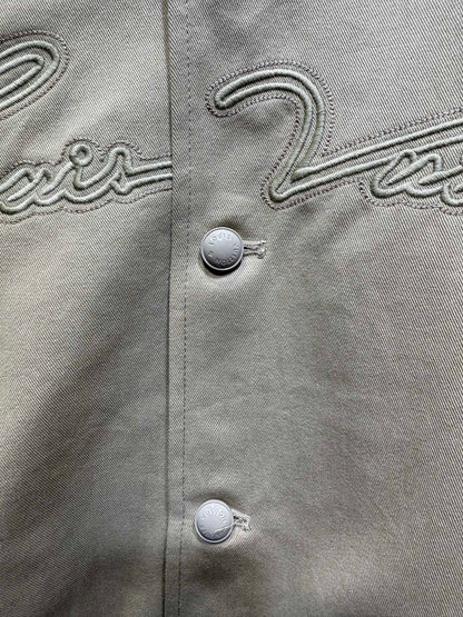 250819 New high-quality embroidered logo baseball jacket