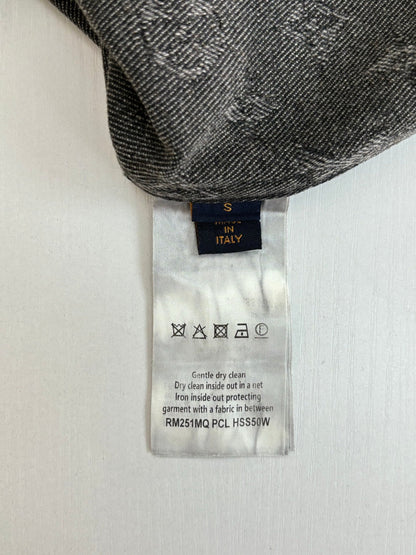 250819 A new high-quality full-printed jacquard denim jacket