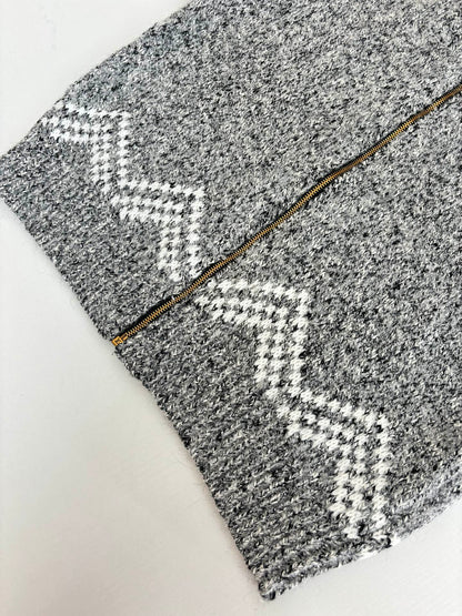 250825 New high-quality sailboat fishing yarn knitted zipper sweater coat