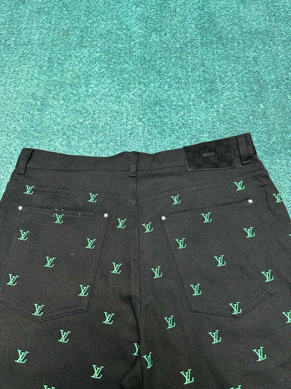 250825 New high-quality gradient full-print skate jeans