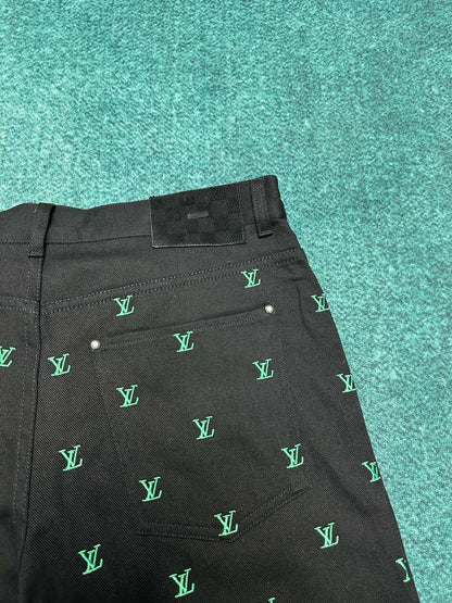 250825 New high-quality gradient full-print skate jeans