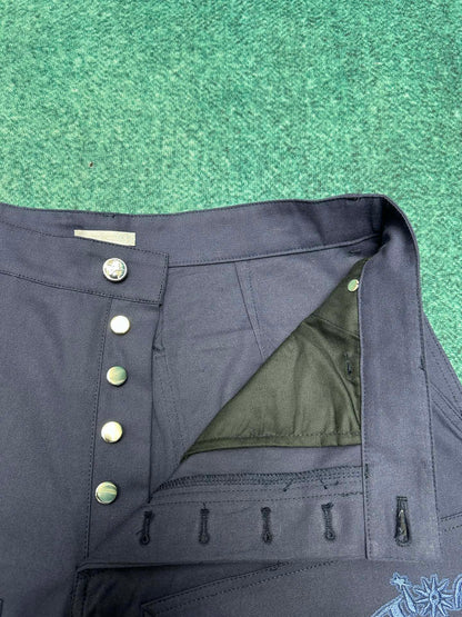 250825 New high-quality cotton pocket embroidered shorts set