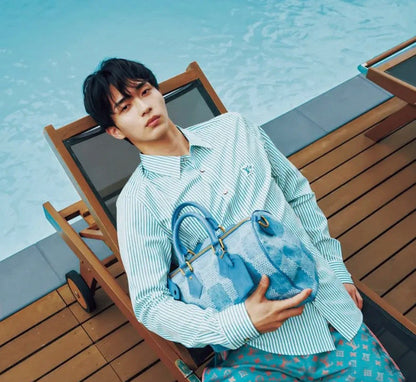 250825 New high-quality striped long-sleeved shirt