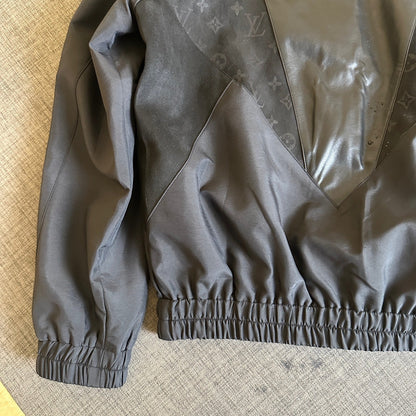 250825 A new high-quality patchwork embossed jacket