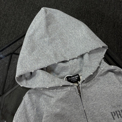 250825 New high-quality zipper hoodie