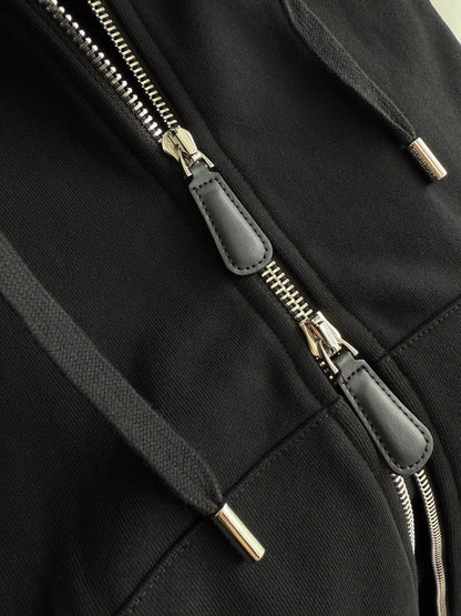 250825 A new high-quality classic must-have zippered hoodie