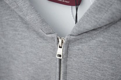 250825 New high-quality logo embroidered hoodie