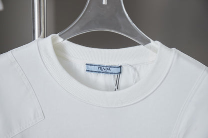 250825 new high-quality patchwork color-blocking pocket pullover hoodie