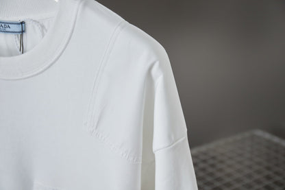 250825 new high-quality patchwork color-blocking pocket pullover hoodie