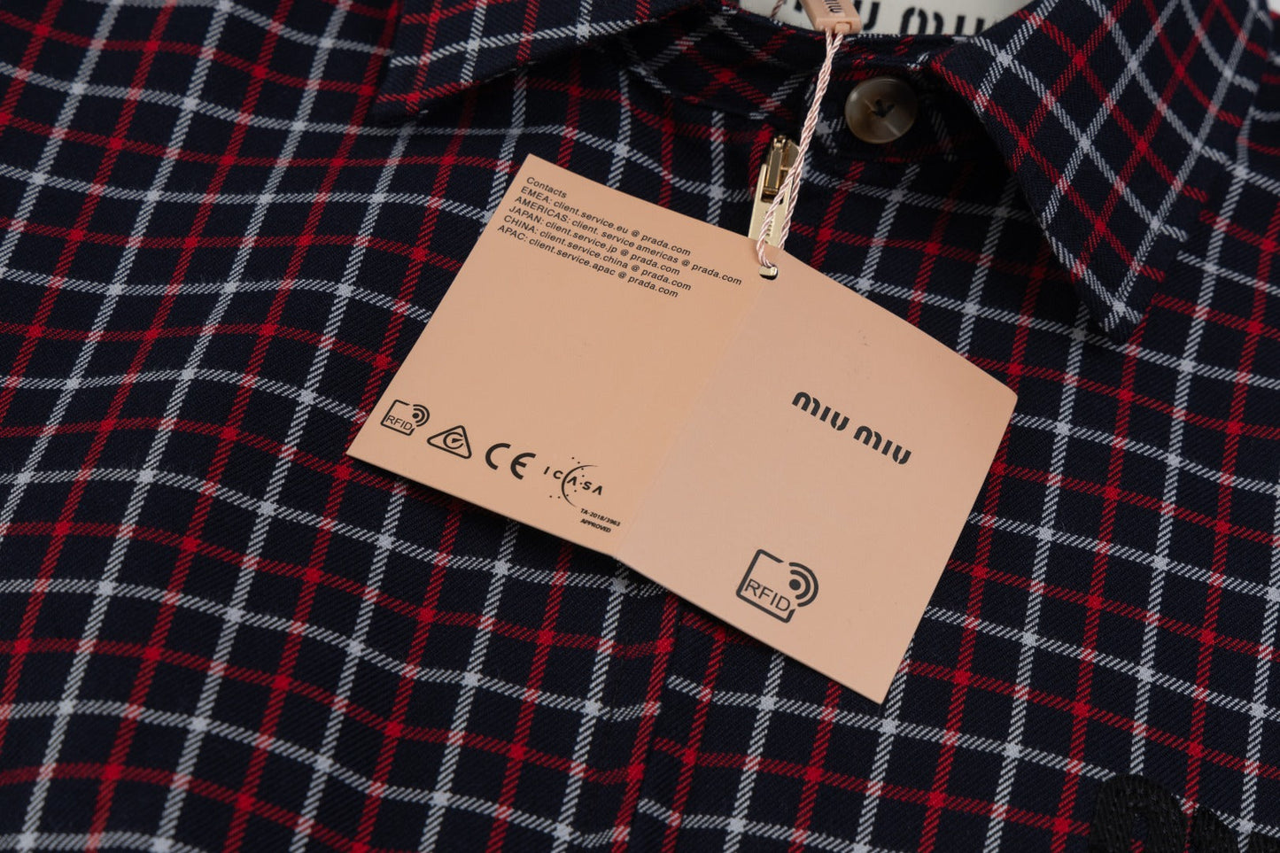 250902 New high-quality classic red checkered jacket