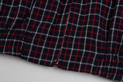 250902 New high-quality classic red checkered jacket