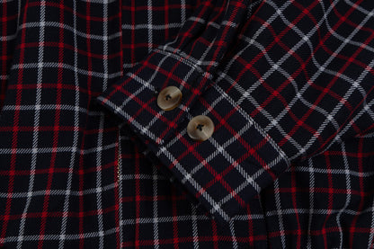 250902 New high-quality classic red checkered jacket