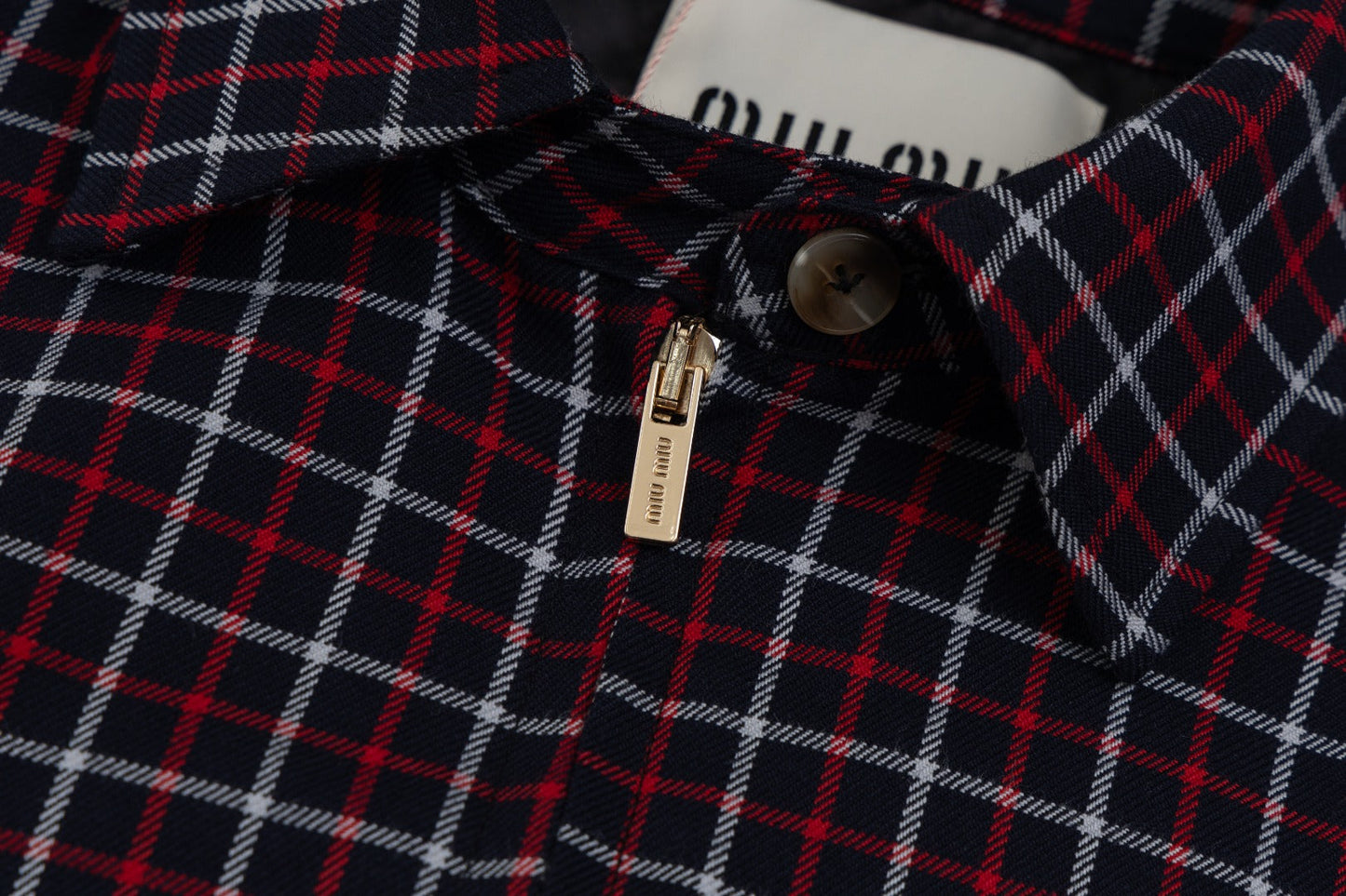 250902 New high-quality classic red checkered jacket