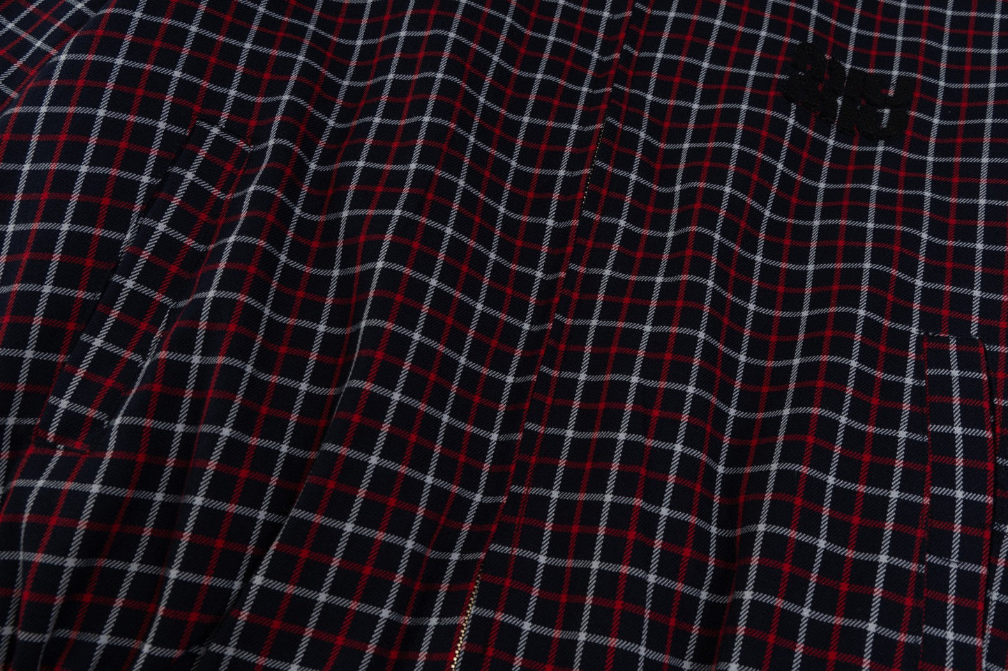 250902 New high-quality classic red checkered jacket