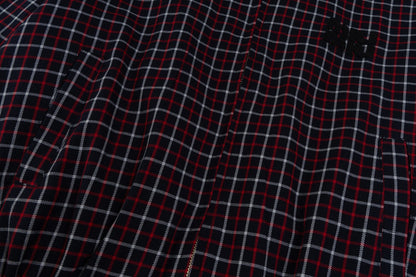 250902 New high-quality classic red checkered jacket