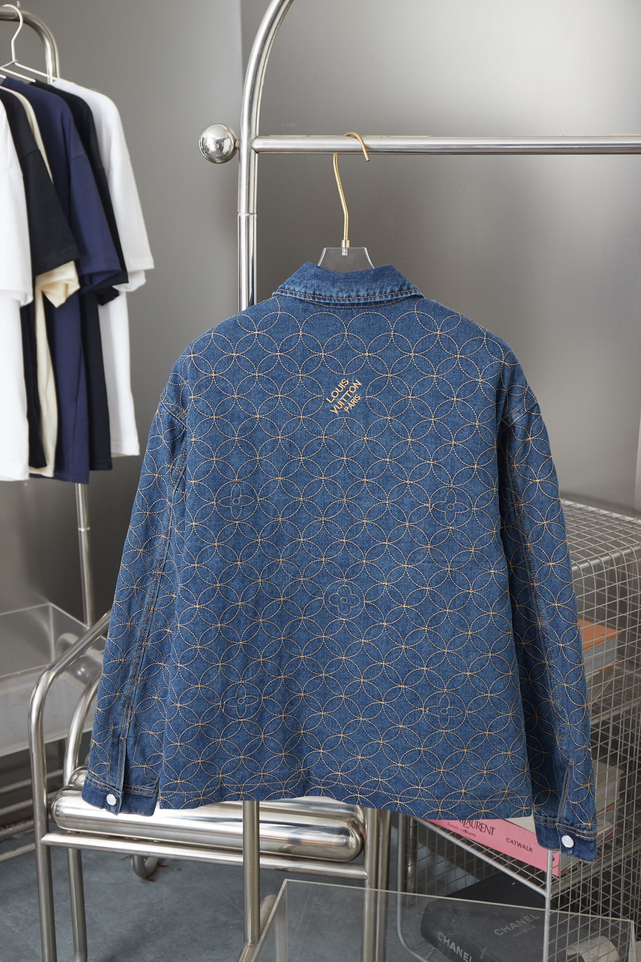 250902 New high-quality custom-made fabric denim jacket