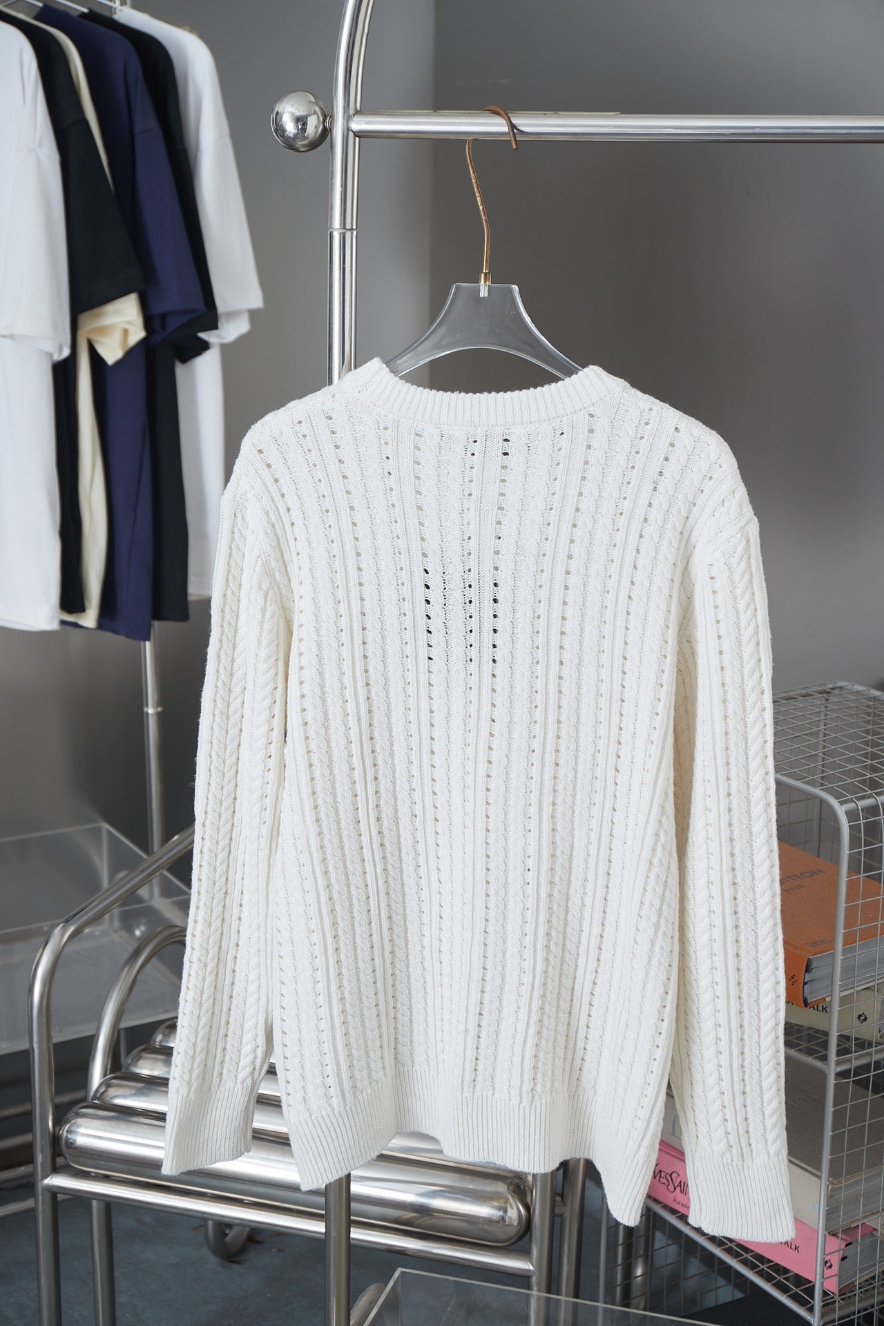 250902 New high-quality knitted logo sweater