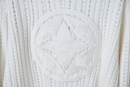 250902 New high-quality knitted logo sweater