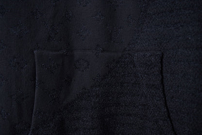 250902 New high-quality black lettered jacquard knit hood