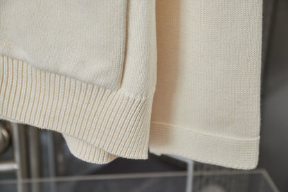 250902 New high-quality letter-embroidered knitted cardigan sweater