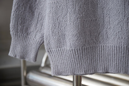 250902 New high-quality, simple jacquard knitted sweater