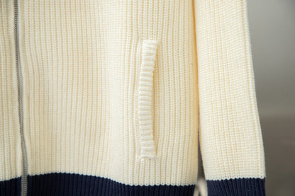 250902 New high-quality letter-covered knitted cardigan sweater