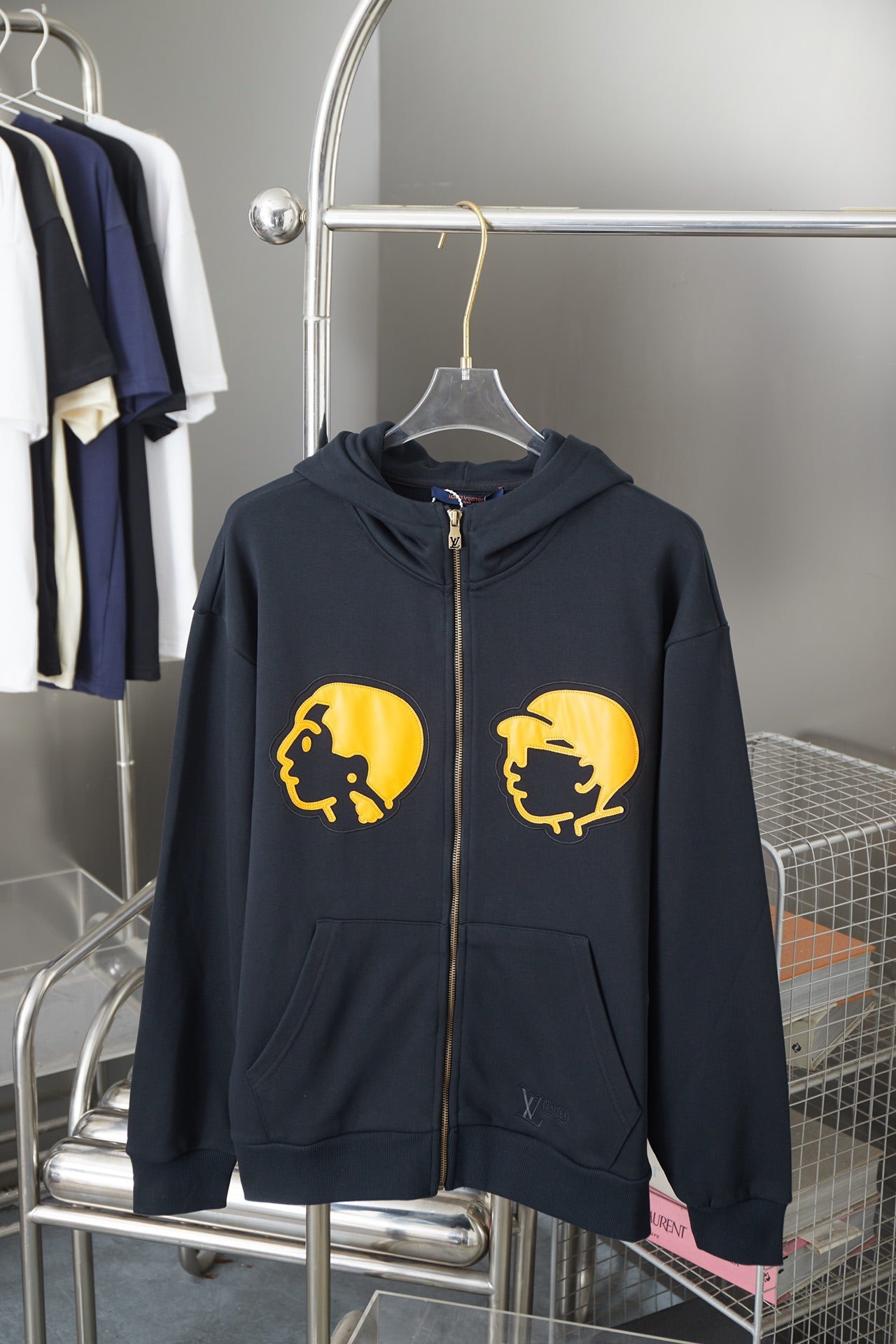 250902 New high-quality human head design zipper cap