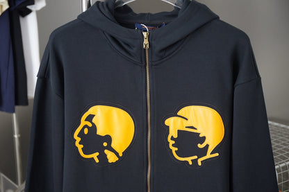 250902 New high-quality human head design zipper cap