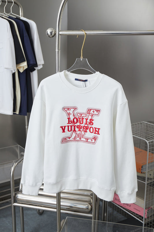 250902 New high-quality letter pullover round-neck hoodie