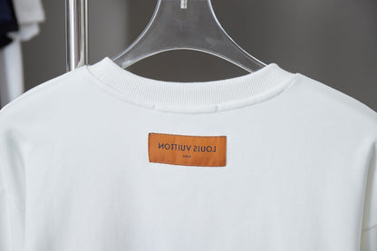 250902 New high-quality letter pullover round-neck hoodie