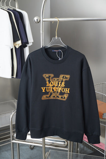 250902 New high-quality letter pullover round-neck hoodie