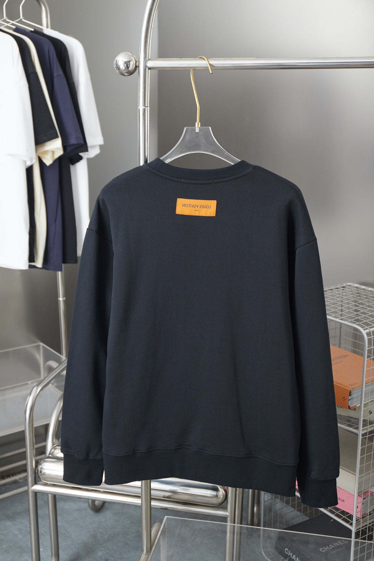 250902 New high-quality letter pullover round-neck hoodie
