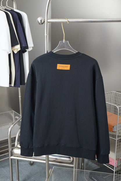 250902 New high-quality letter pullover round-neck hoodie