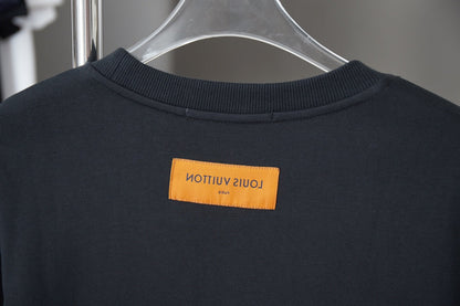 250902 New high-quality letter pullover round-neck hoodie