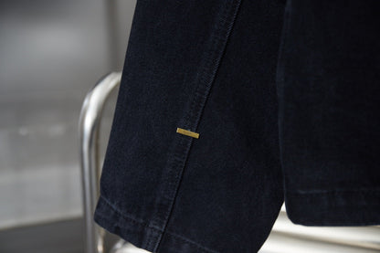 250902 New high-quality heavy-duty embossed denim workwear jacket