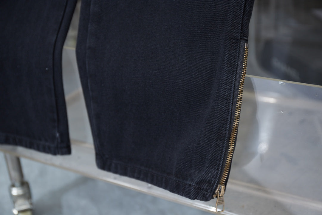 250902 New high-quality heavy-duty embossed denim cargo pants