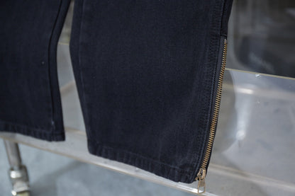 250902 New high-quality heavy-duty embossed denim cargo pants