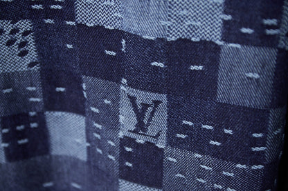 250902 New high-quality checkerboard texture skateboard denim jacket